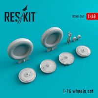 Reskit RS48-0241 I-16 wheels (ICM/ACAD/EDU/ARK) 1/48