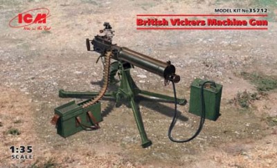 ICM 35712 Британский пулемет Vickers 1/35