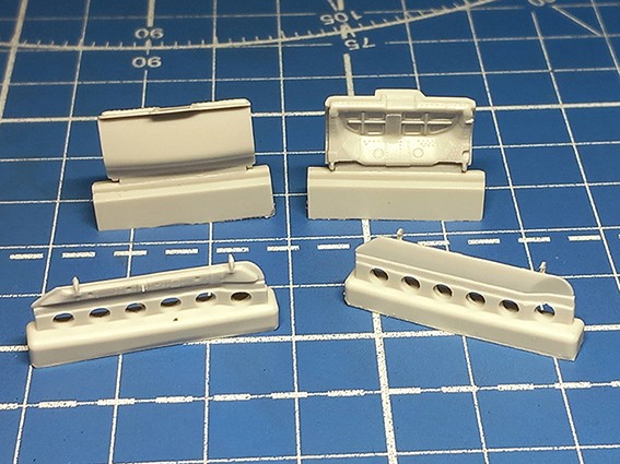 Amigo Models АМG 48338-3 Створки ниши шасси МиГ-21 1/48