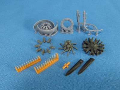 Metallic Details MDR48115 Junkers W34 Engine set 1/48