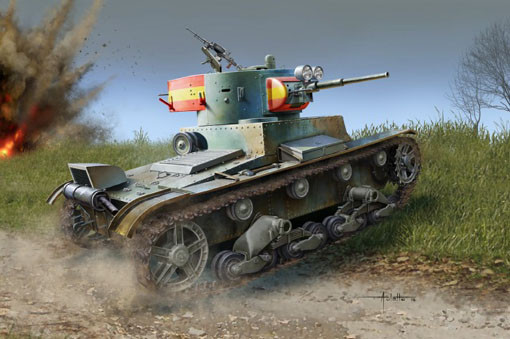 Hobby Boss 83810 Советский легкий танк Т-26 Mod.1936/1937 1/35