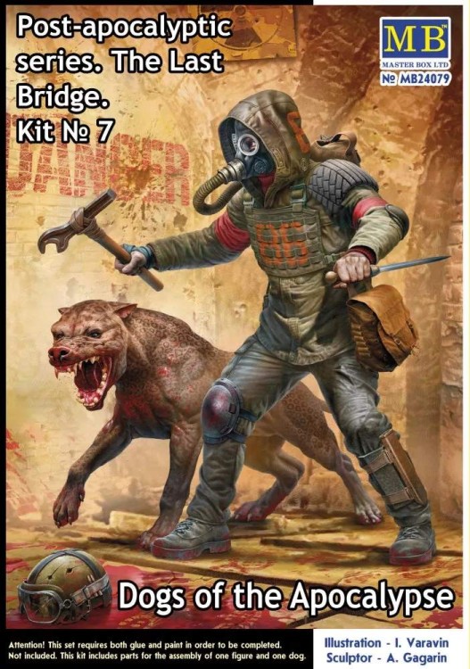 Master Box 24079 Post-apocal. series - Dogs of the Apocalypse 1/24