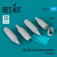 Reskit 72453 UB-32A-24 rocket launchers (4 pcs.) 1/72