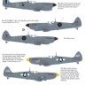 Aims AIMS72D033 Monotone Supermarine Spitfires Pr.Mk.IV, Pr Mk.IX, PR Mk.IG, Mk.Vc, Mk.Vb 1/72