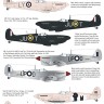Aims AIMS72D033 Monotone Supermarine Spitfires Pr.Mk.IV, Pr Mk.IX, PR Mk.IG, Mk.Vc, Mk.Vb 1/72
