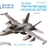 Quinta studio QD48044 F/A-18С (early) (for Kinetic kit) 1/48