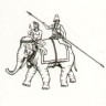 HAT 8141 Macedonian Elephant x 3 elephants per box 1/72