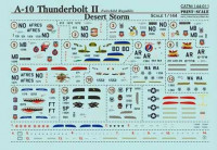 Print Scale 144-011 A-10 Thunderbolt II Wet decal 1/144
