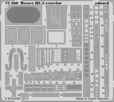 Eduard 72560 Wessex HU.5 exterior 1/72