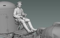 Copper State Models F35-048 Фигура, Немецкий кучер для броневой каретки 1/35