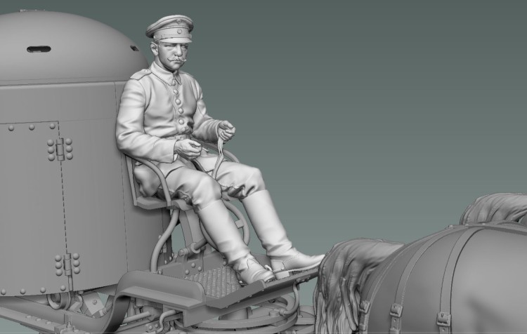 Copper State Models F35-048 Фигура, Немецкий кучер для броневой каретки 1/35