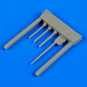 QuickBoost QB48601 MiG-3 late gun barrels and pitot tube 1/48