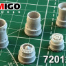 Amigo Models AMG 72012-3 R25-300 engine exh.nozzle for MiG-21bis/21-93 1/72