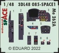 Eduard 3DL48085 Me 262A SPACE (TAM) 1/48