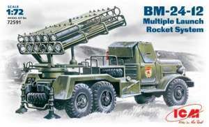 ICM 72591 БM-24-12, реактивная система залпового огня на базе Зил-157 1/72