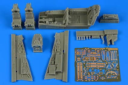 Aires 4767 F-4S Phantom II cockpit set (ZOUKEI-M.) 1/48