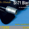Metallic Details MDR7242 Lockheed SR-71 Blackbird jet nozzles (designed to be used with Italeri, Monogram and Revell kits) 1/72