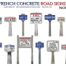 Miniart 35669 French Concrete Road Signs,Normandy 1930-40's 1/35