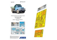 Микродизайн 035571 ЗиЛ-ММЗ-555 самосвал (AVD) цветные приборные доски 1/35