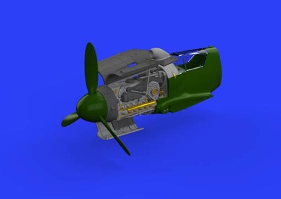 Eduard 648441 BRASSIN 1/48 Bf 109G-10 engine (EDU)