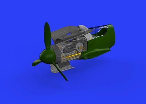 Eduard 648441 BRASSIN 1/48 Bf 109G-10 engine (EDU)