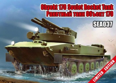 Zebrano SEA037 Ракетный танк Объект 170 1/72