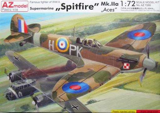 AZ Model 72088 Supermarine Spitfire Mk.IIa 'Aces' 1/72