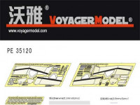 Voyager Model PE35120 Photo Etched set for Storage box for Sd.Kfz 234 8 Rad late version (For DRAGON 6221) (распродажа) 1/35