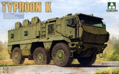 Takom 2082 Russian MRAP KAMAZ-63968 &quot;Typhoon-K&quot; (с интерьером) 1/35