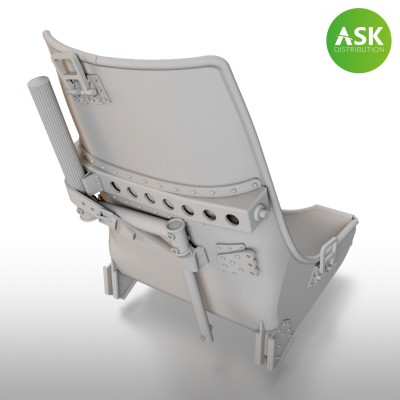 Art Scale 200-A32015 A5M Claude seat with starter handle - High precision 3D construction and 3D printing 1/32