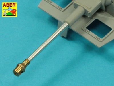 Aber 35 L-068N Germ.75mm barrel for KwK40L/43 with early model muzzle brake for Pz.Kpfw.VI Ausf.G (designed to be sued with Dragon kits) 1/35