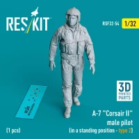 Reskit F32054 A-7 'Corsair II' male pilot stand.position 2 1/32