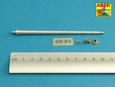 Aber 35 L-233 7,5cm gun barrel with single baffle muzzle brake for German Tank VK3002(DB) (designed to be used with Amusing Hobby kits) 1/35