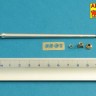 Aber 35 L-233 7,5cm gun barrel with single baffle muzzle brake for German Tank VK3002(DB) (designed to be used with Amusing Hobby kits) 1/35