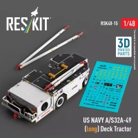 Reskit R48015 US NAVY A/S32A-49 (long) Deck Tractor 1/48