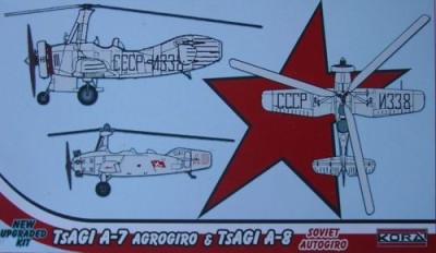 Kora Model 72143 TSAGI A-6 &amp; A-7 Soviet Autogiro on East.Front 1/72