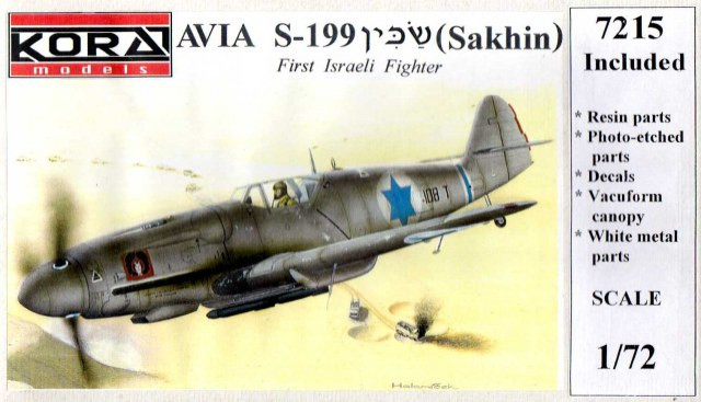 Kora Model 7215 Avia S199 Sakhin 1/72