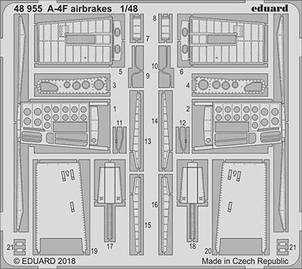 Eduard 48955 A-4F airbrakes 1/48