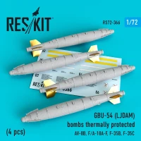 Reskit 72366 GBU-54 (LJDAM) bombs thermally prot. (4 pcs.) 1/72