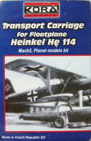 Kora Model C7211 Transport Carriage for Heinkel He 114 (PLT) 1/72