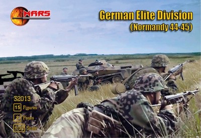 Mars MAR32013 German Elite Division (Normandy 44-45) 15 figures/8 poses 1/32