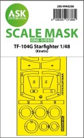 Art Scale 200-M48286 Lockheed TF-104G Starfighter one-sided painting mask 1/48