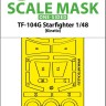 Art Scale 200-M48286 Lockheed TF-104G Starfighter one-sided painting mask 1/48