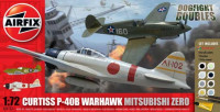 Airfix 50127 Самолеты Dogfight Dbl P40/Zero 1/72