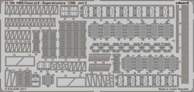 Eduard 53194 HMS Hood pt. 6 superstructure 1/200