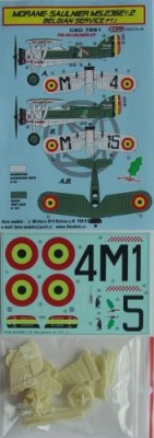 Kora Model CSD7251 MS 236 ET.2 Belgium Conv.set&amp;decal I. (HELL) 1/72