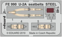 Eduard FE990 1/48 U-2A seatbelts STEEL (AFV)