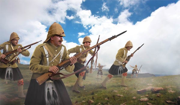 Strelets STRM139 Highlanders in Attack 1899-1902 Anglo-Boer War 1/72
