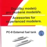 Kovozavody Prostejov EX041 PC-9 external fuel tank, 2 pcs. (3D Printed) 1/72