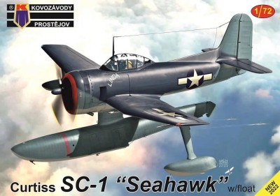 Kovozavody Prostejov 72375 Curtiss SC-1 Seahawk w/ float (3x camo, SMER) 1/72